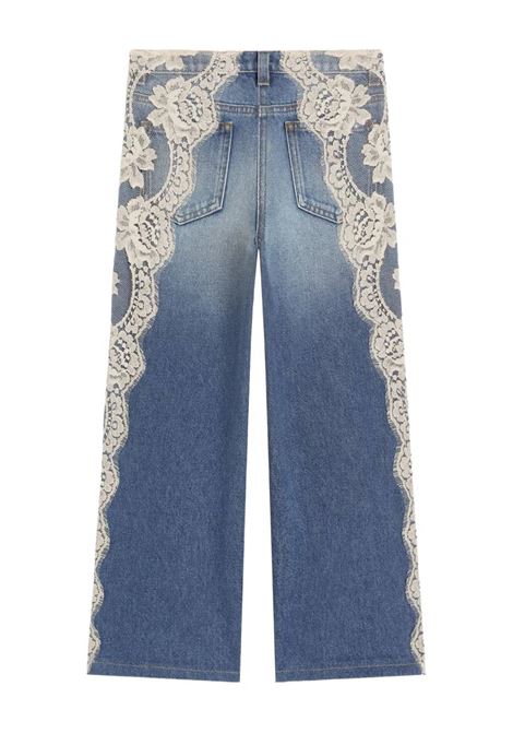 Jeans con pizzo DOLCE & GABBANA KIDS | L52F98 LDD61S9000